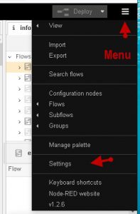 The Node-Red Editor