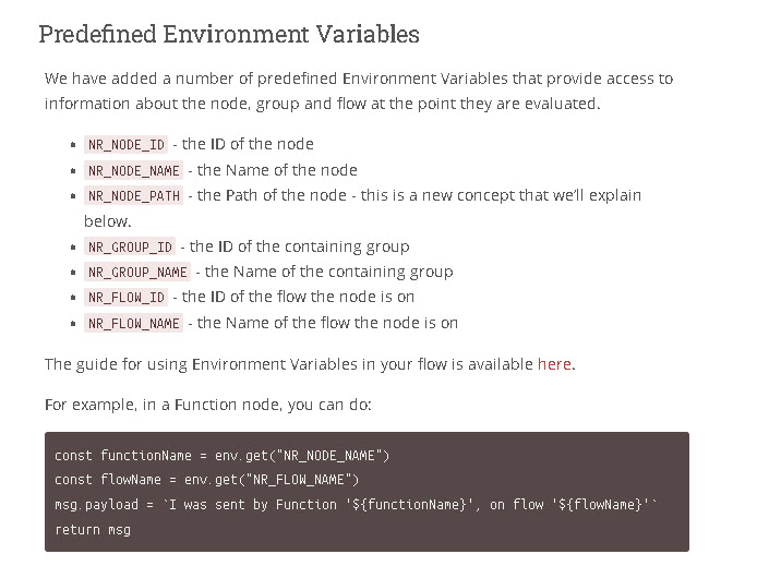 predefined-node-red-environmental-variables