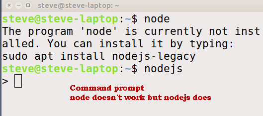 running-node-fail