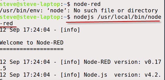 running-node-red
